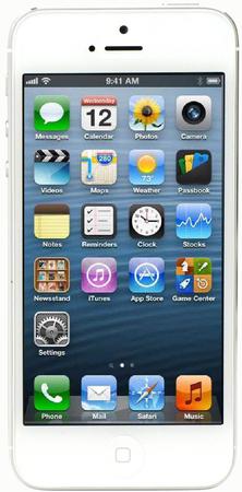 Смартфон Apple iPhone 5 32Gb White & Silver - Тверь