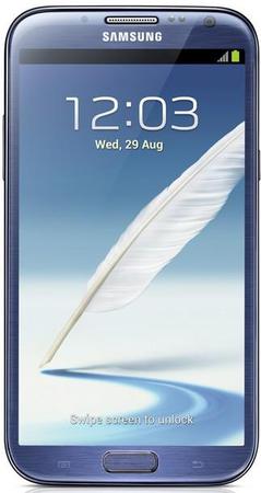 Смартфон Samsung Galaxy Note 2 GT-N7100 Blue - Тверь